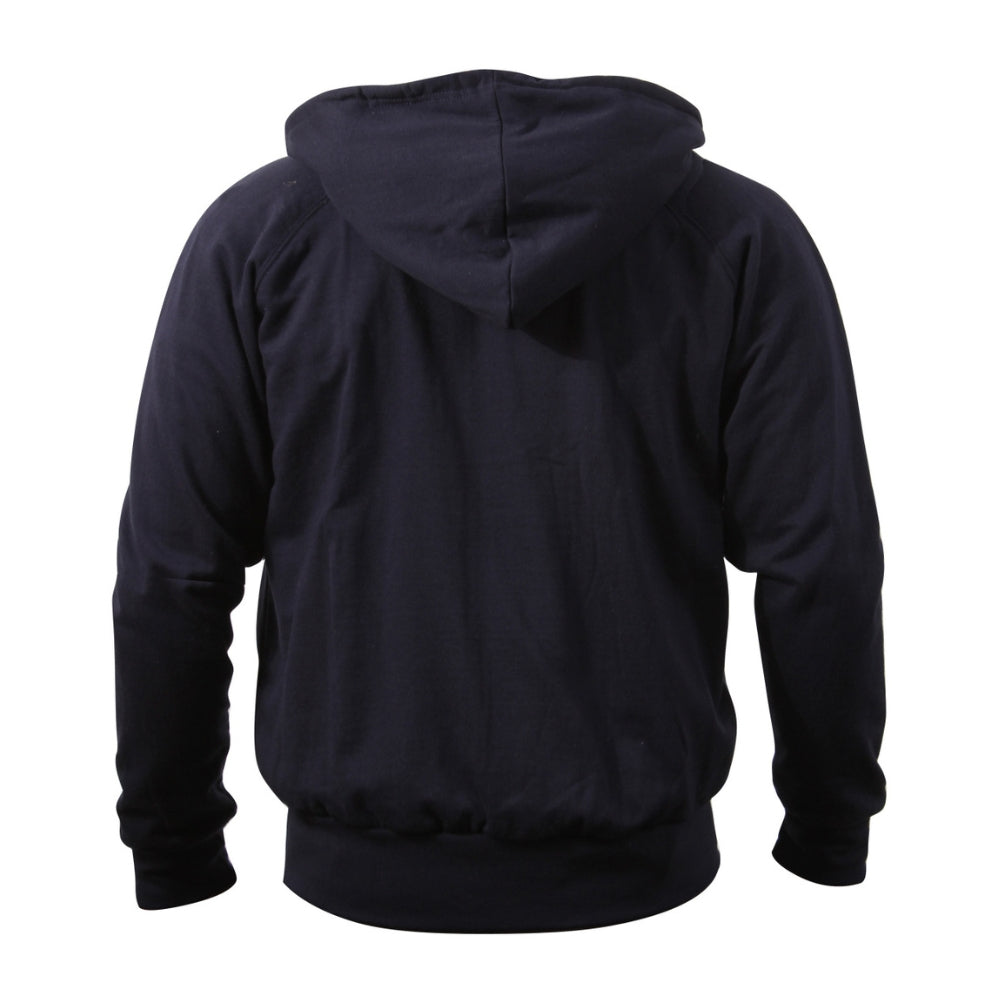 Rothco Thermal Lined Hooded Sweatshirt (Navy Blue) - 4