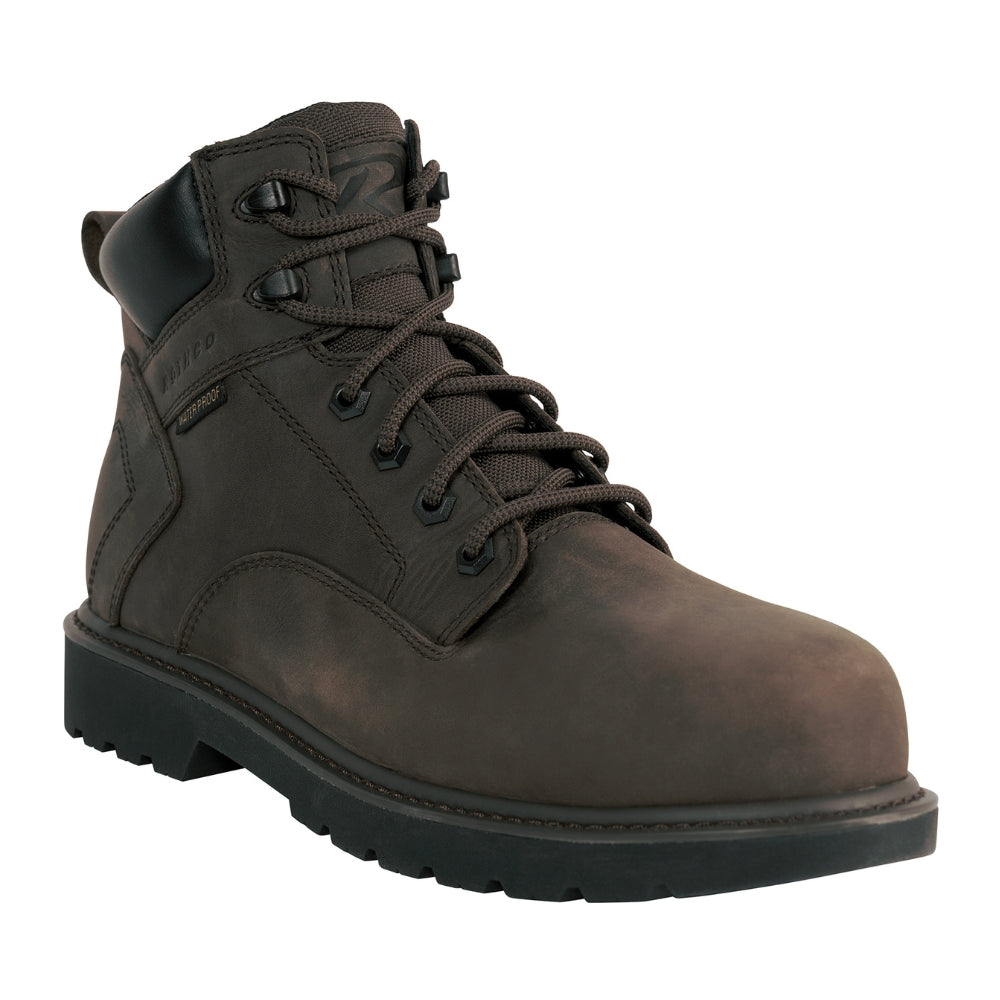 Rothco Tradesman 6 Inch Work Boot (Brown) | All Security Equipment