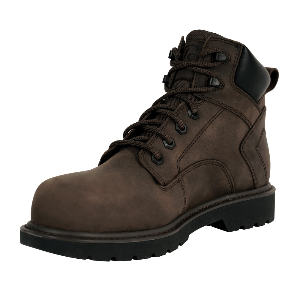 Rothco Tradesman 6 Inch Work Boot (Brown) | All Security Equipment