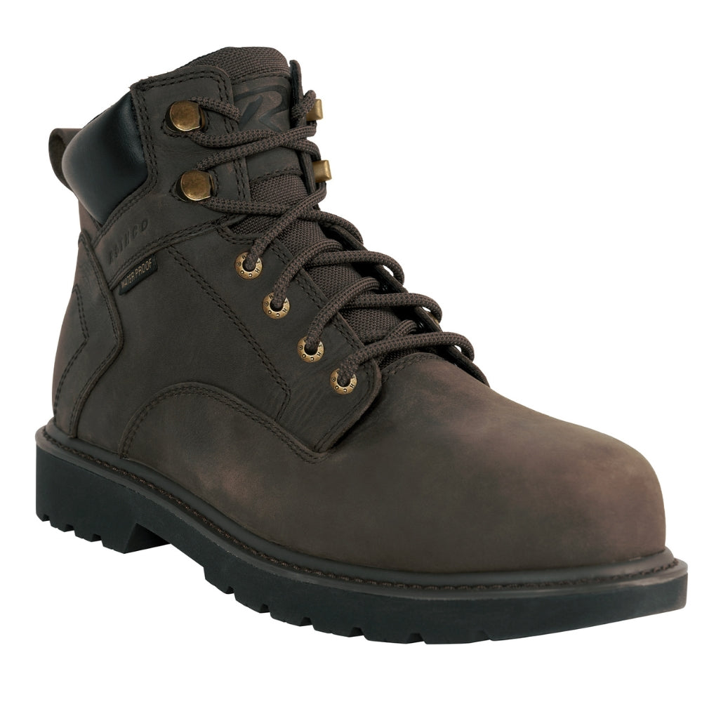 Rothco Tradesman Composite Toe 6 Inch Work Boot (Brown) - 1