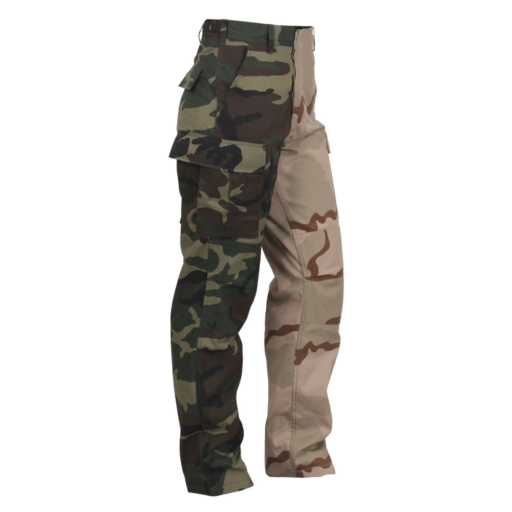 Rothco Two-Tone Camo BDU Pants (Woodland / Tri-Color Camo) - 2
