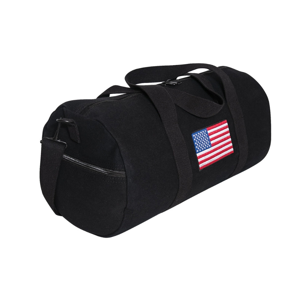 Rothco U.S. Flag Canvas Shoulder Duffle Bag 613902021297 - 1