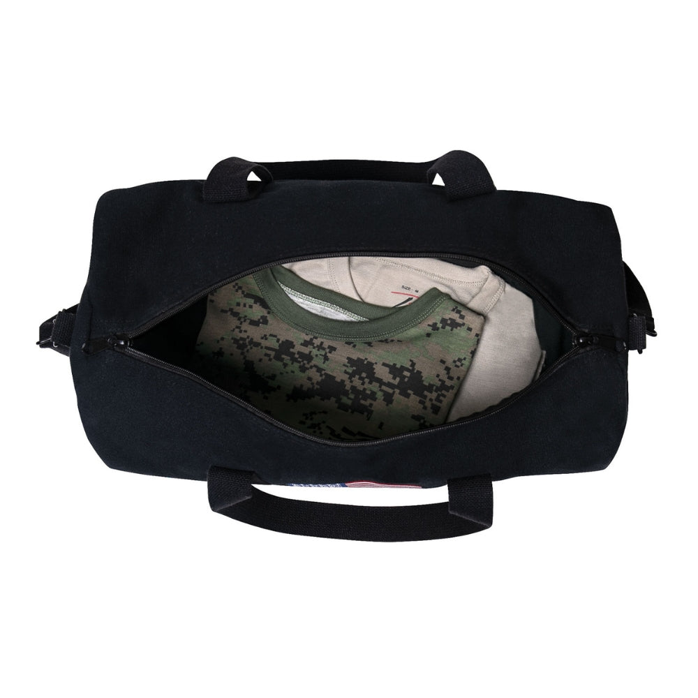 Rothco U.S. Flag Canvas Shoulder Duffle Bag 613902021297 - 3