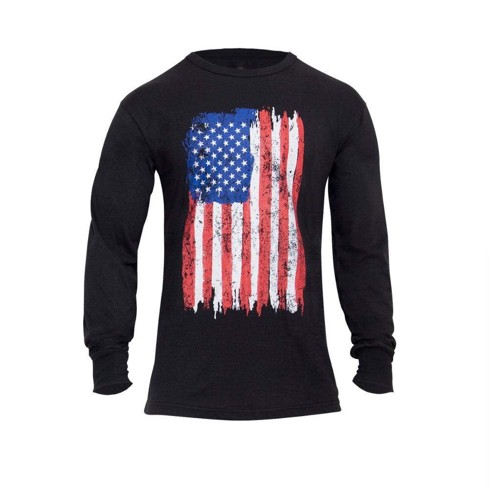 Rothco US Flag Long Sleeve T-Shirt (Red / White / Blue) - 1