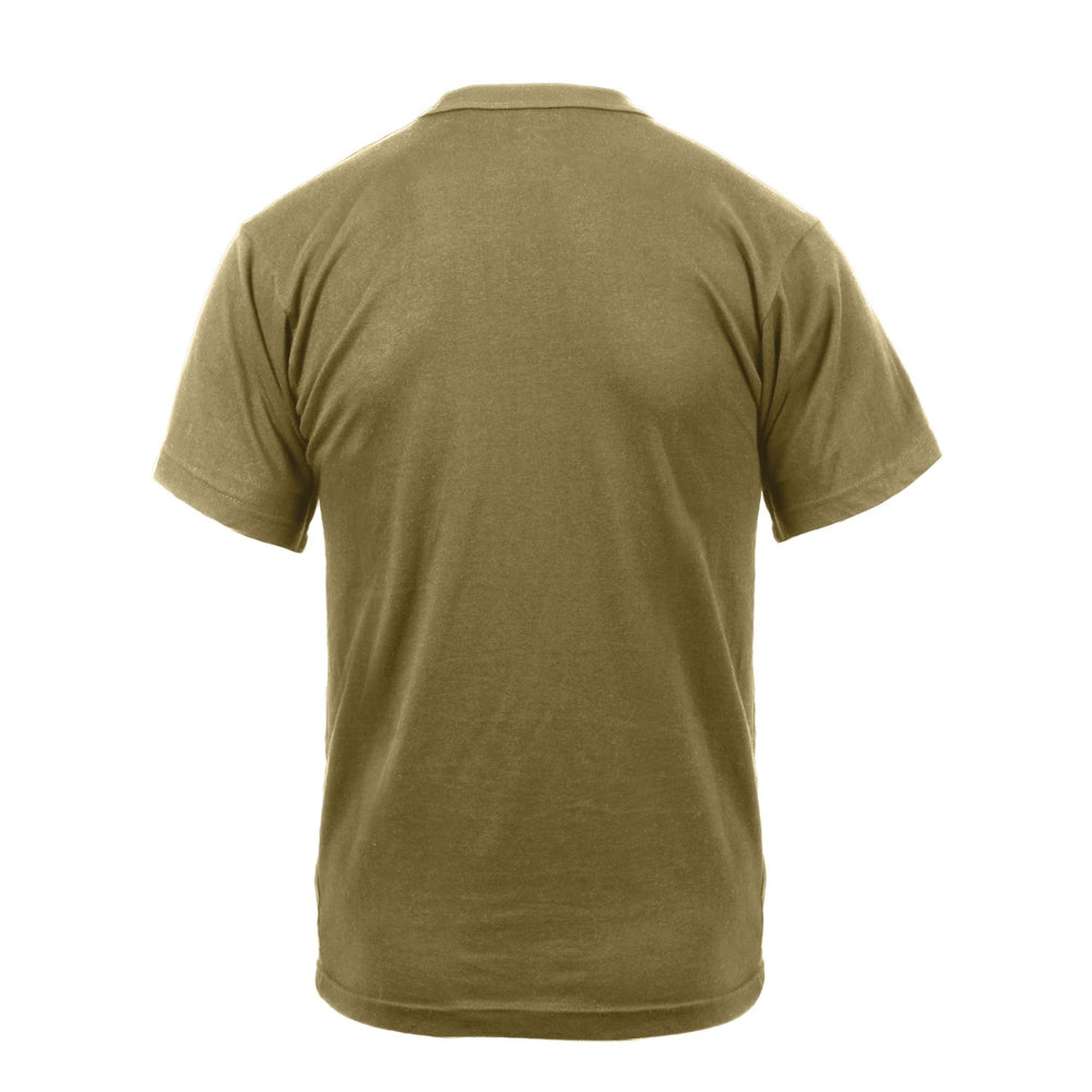 Rothco US Flag / USMC Eagle, Globe, & Anchor T-Shirt (Coyote Brown)