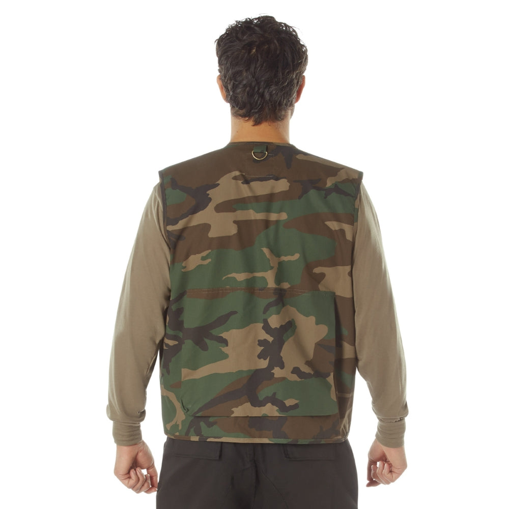 Rothco Uncle Milty Travel Vest (Woodland Camo) | All Security Equipment - 3