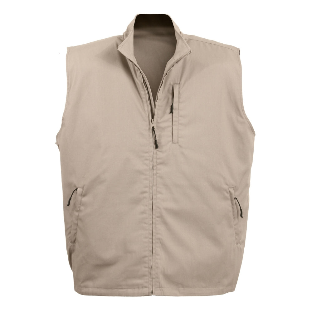 Rothco Undercover Travel Vest (Khaki) | All Security Equipment - 1