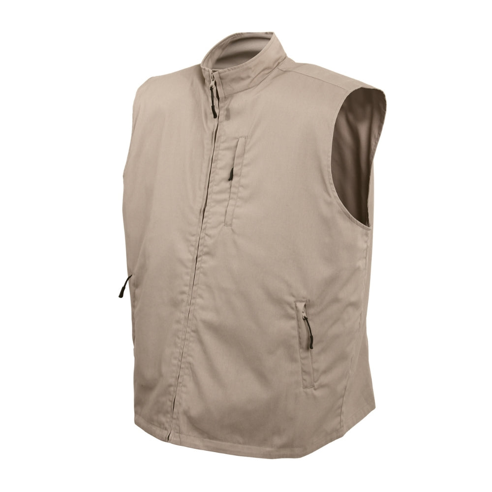 Rothco Undercover Travel Vest (Khaki) | All Security Equipment - 2