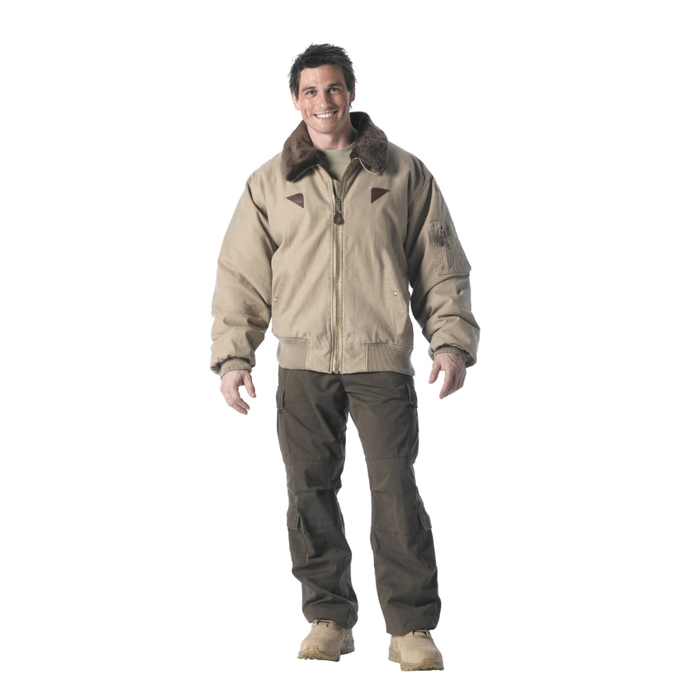 Rothco Vintage B-15A Bomber Jacket | All Security Equipment - 2