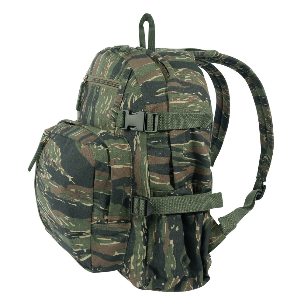 Rothco Vintage Canvas Compact Backpack | All Security Equipment - 13