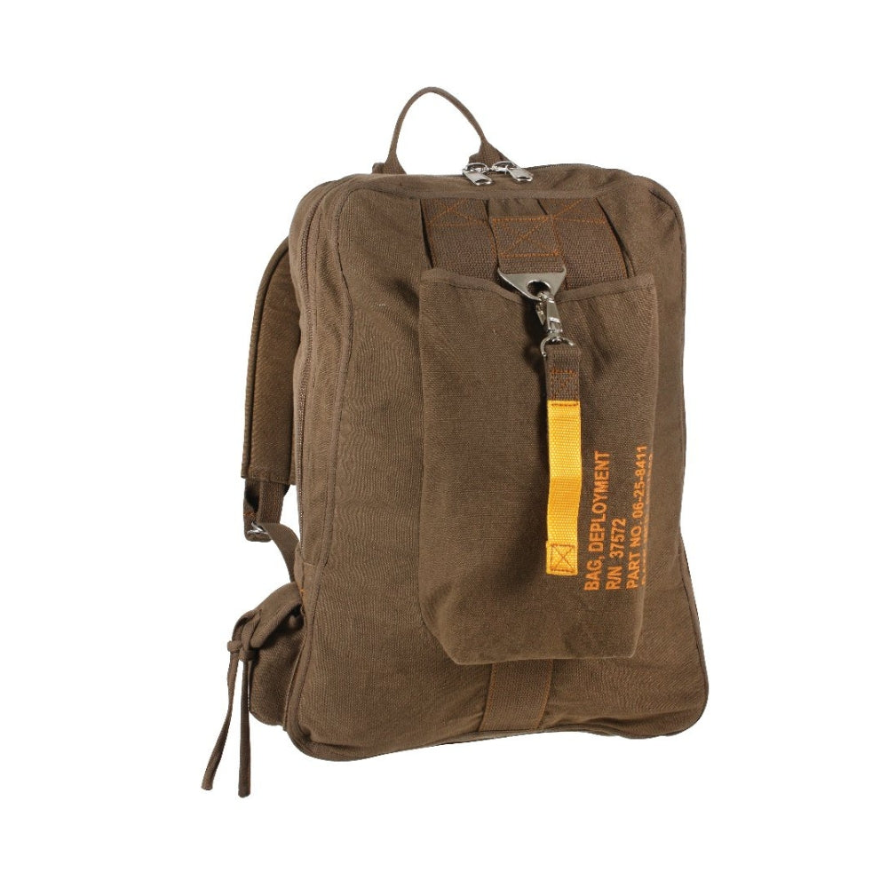 Rothco Vintage Canvas Flight Bag | All Security Equipment - 8