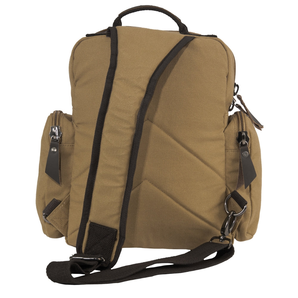 Rothco Vintage Canvas Sling Backpack | All Security Equipment - 6