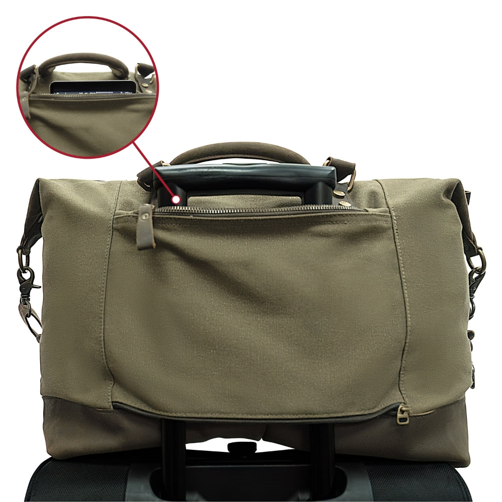 Rothco Vintage Carry-On Travel Bag - Olive Drab 613902037793 - 7