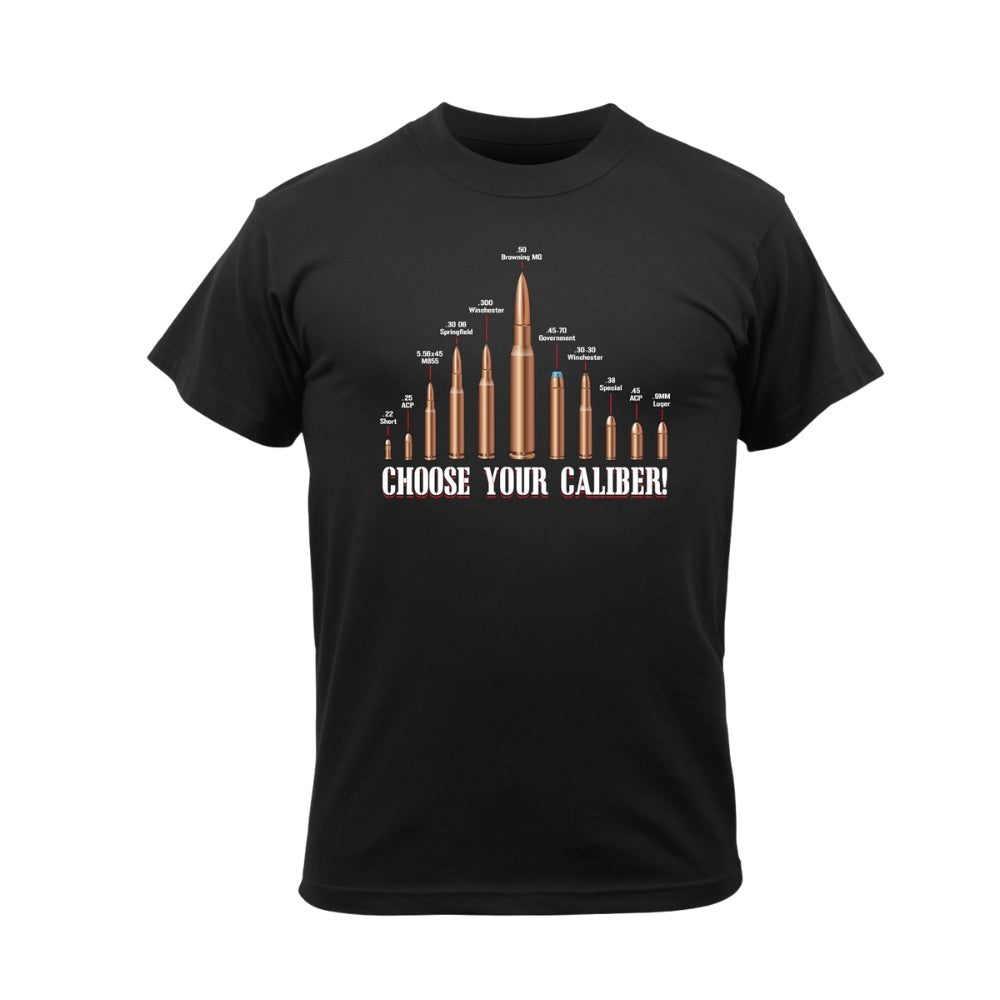 Rothco Vintage 'Choose Your Caliber' T-Shirt | All Security Equipment