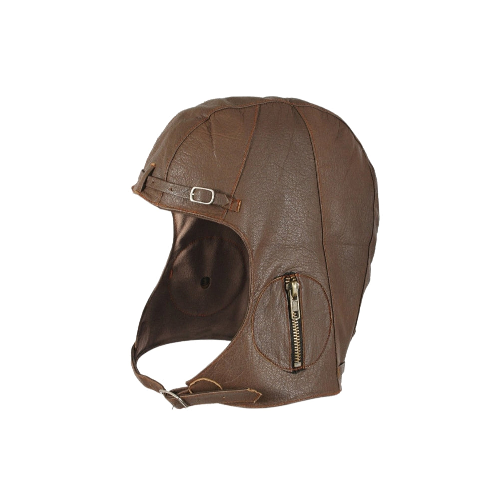 Rothco WWII Style Leather Pilot Helmet (Brown) | All Security Equipment - 1