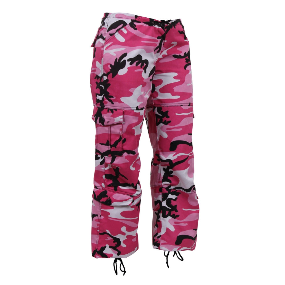 Rothco Womens Paratrooper Colored Camo Fatigues (Pink Camo)