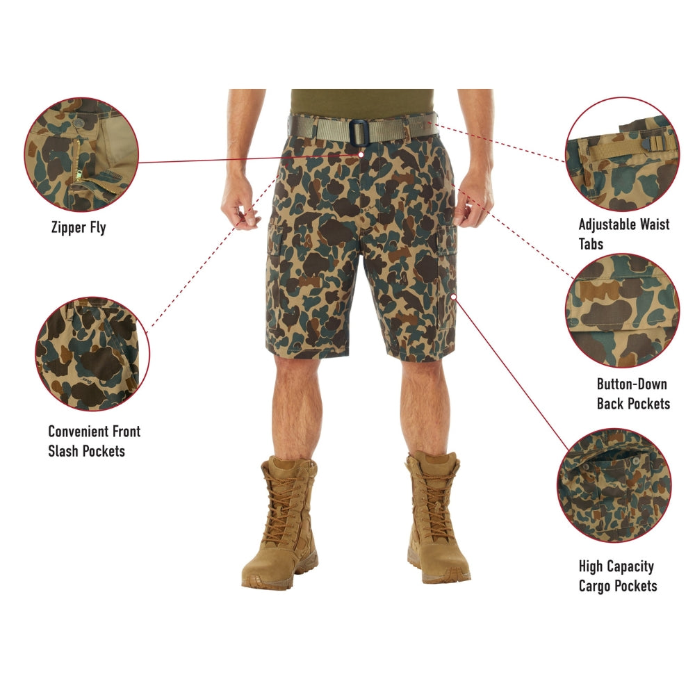 Rothco X Bear Archery Fred Bear Camo BDU Cargo Shorts - 6