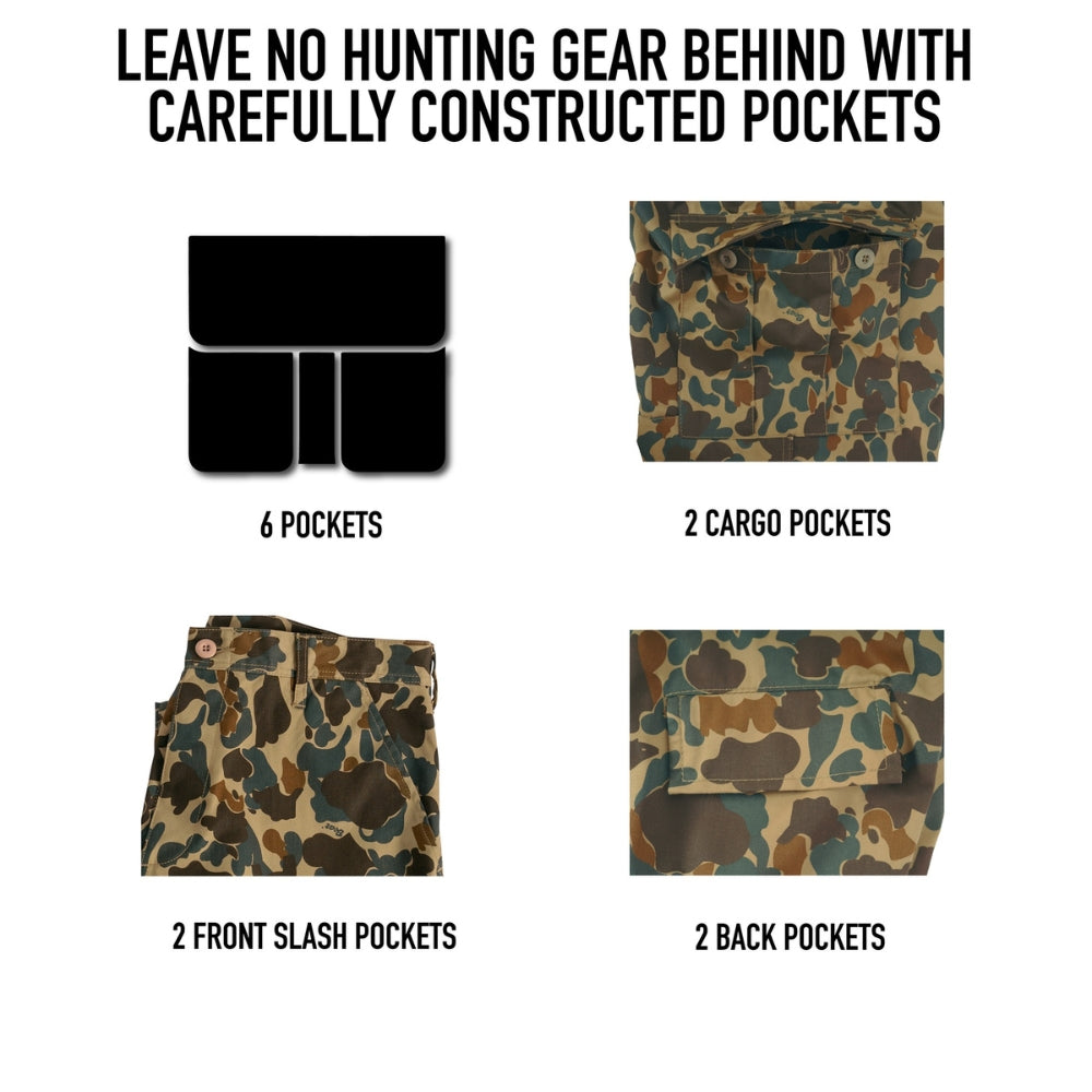 Rothco X Bear Archery Fred Bear Camo BDU Cargo Shorts - 7