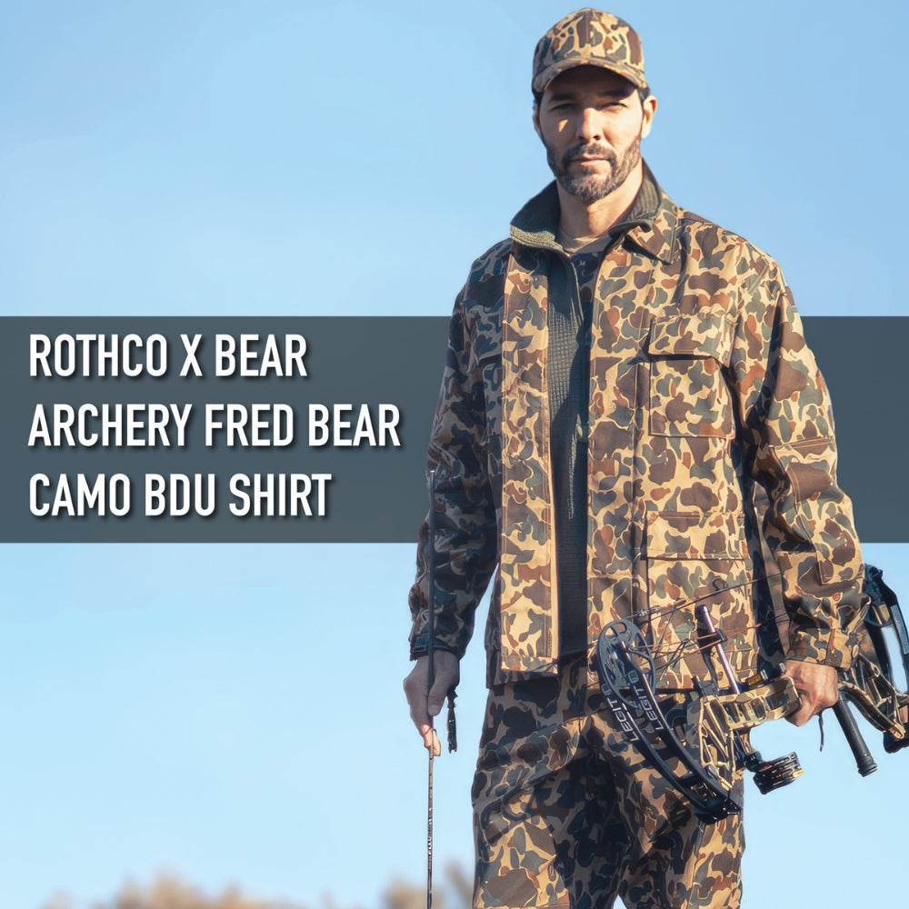 Rothco X Bear Archery Fred Bear Camo BDU Shirt | All Security Equipment - 10