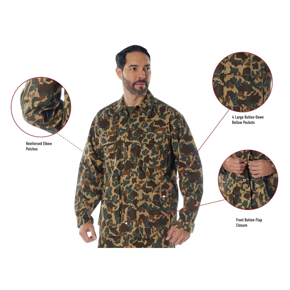 Rothco X Bear Archery Fred Bear Camo BDU Shirt | All Security Equipment - 7