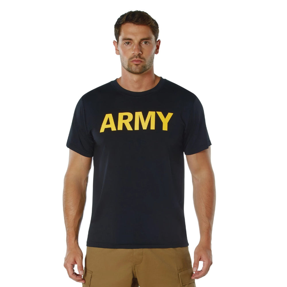 Rothco Army T-Shirt - Black / Gold | ASE