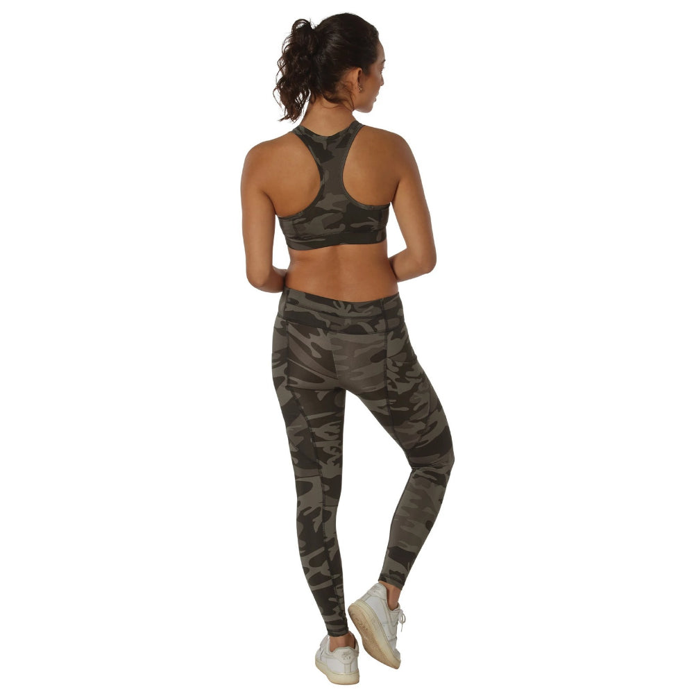 Rothco Camo Sports Bra - Black Camo | All Security Equipment
