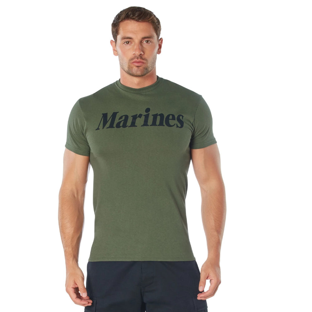 Rothco Marines Military Physical Training T-Shirt - Olive Drab | ASE