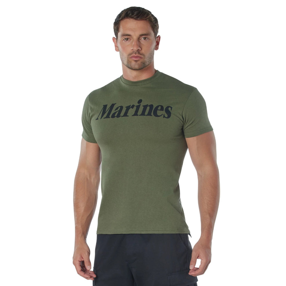 Rothco Marines Military Physical Training T-Shirt - Olive Drab | ASE