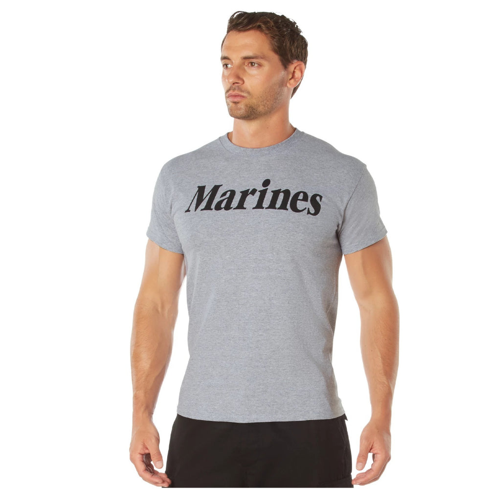 Rothco Marines Physical Training T-Shirt - Grey | ASE