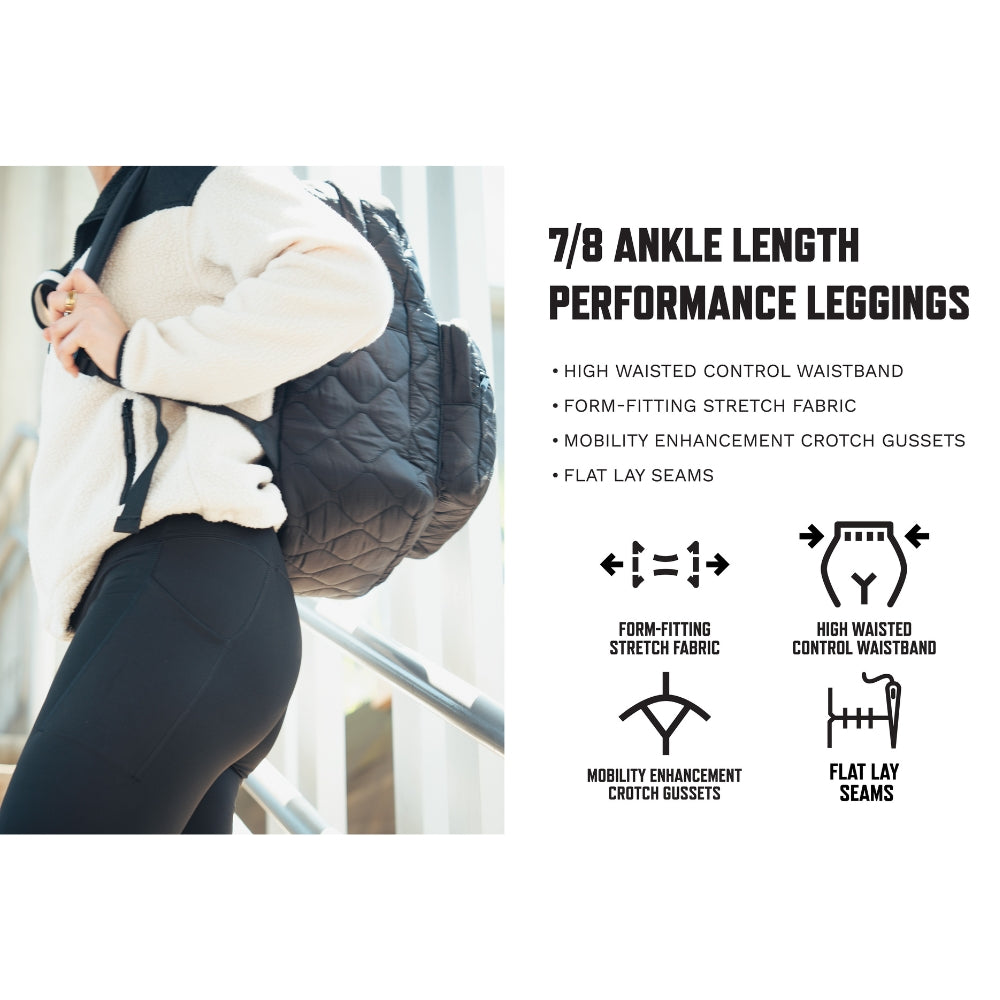 Rothco Womens Essential Leggings - Midnight Black Camo | ASE