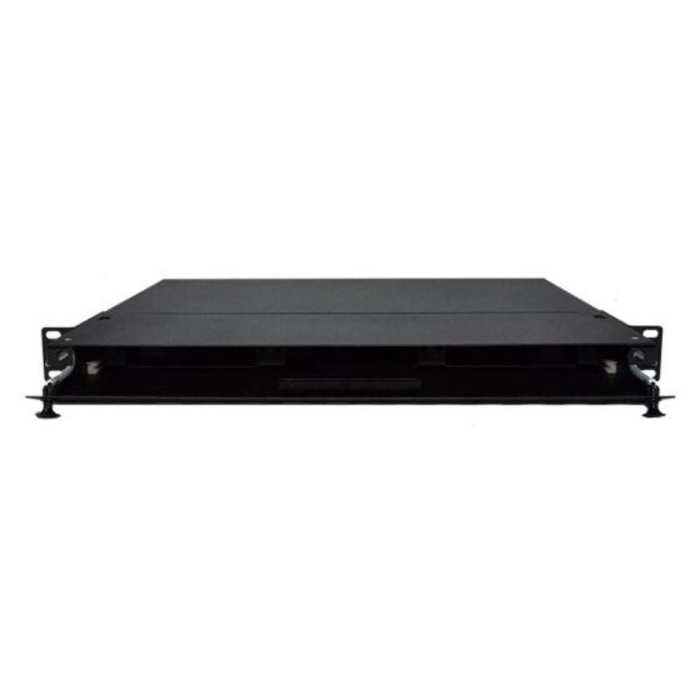 SCP 1 RU Rack Mount Fiber Enclosure - Black Metal F-ENCLGX-1RU3