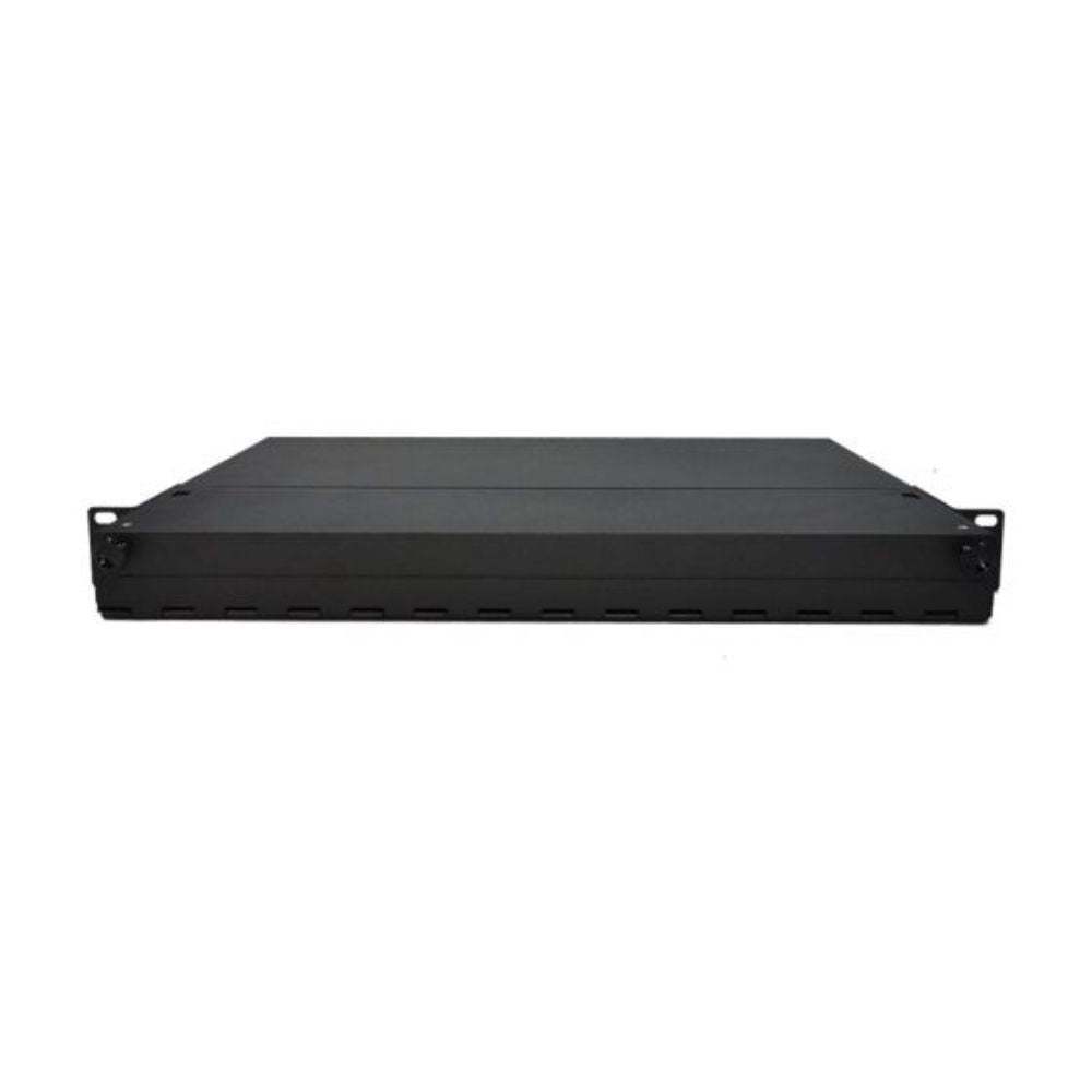 SCP 1 RU Rack Mount Fiber Enclosure - Black Metal F-ENCLGX-1RU3