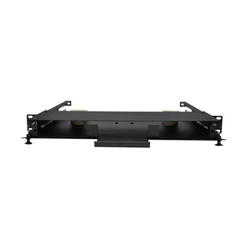 SCP 1 RU Rack Mount Fiber Enclosure - Black Metal F-ENCLGX-1RU3