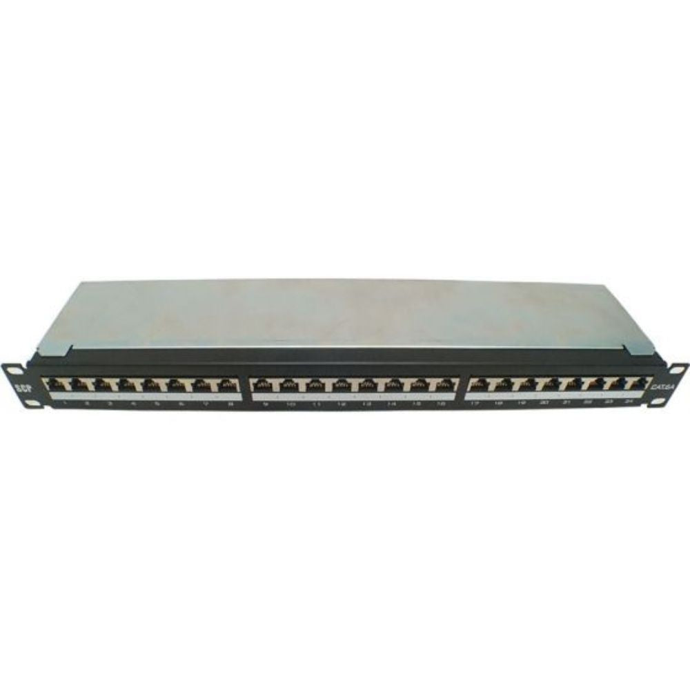 SCP 24 Port Loaded Shielded 10GBaseT Patch Panel 324-6ASH