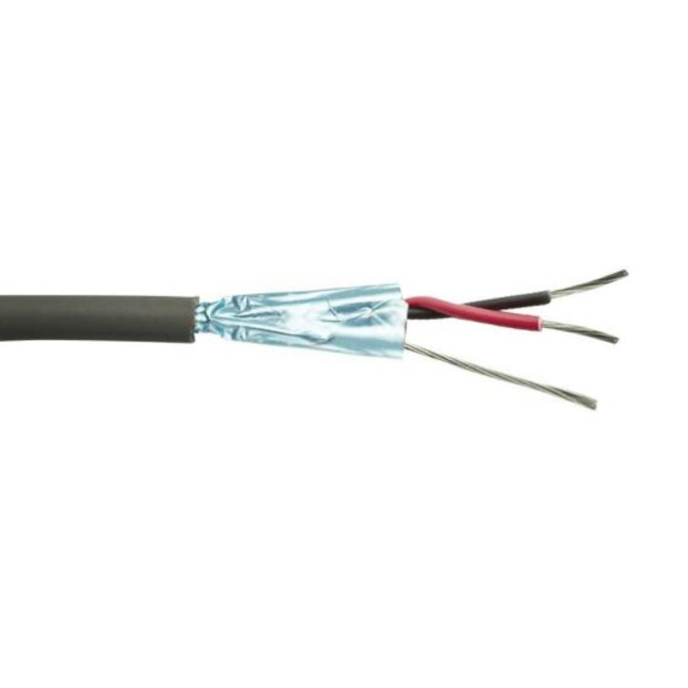 SCP 2C/22AWG Shielded Audio Cable PVC-Gray (1000 ft. Box) 22/2ESH