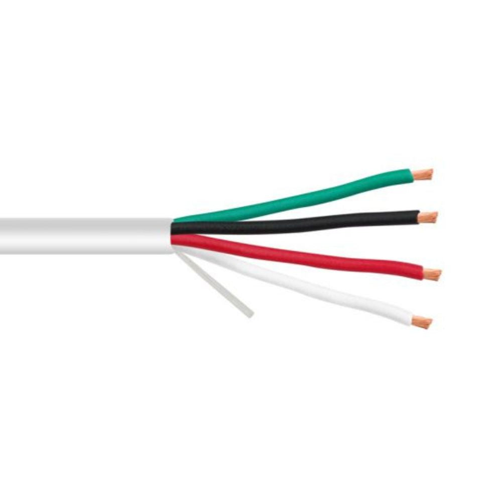 SCP 4C/14 AWG Multi-Purpose Cable Plenum-White (1000 ft. Spool) 14/4P