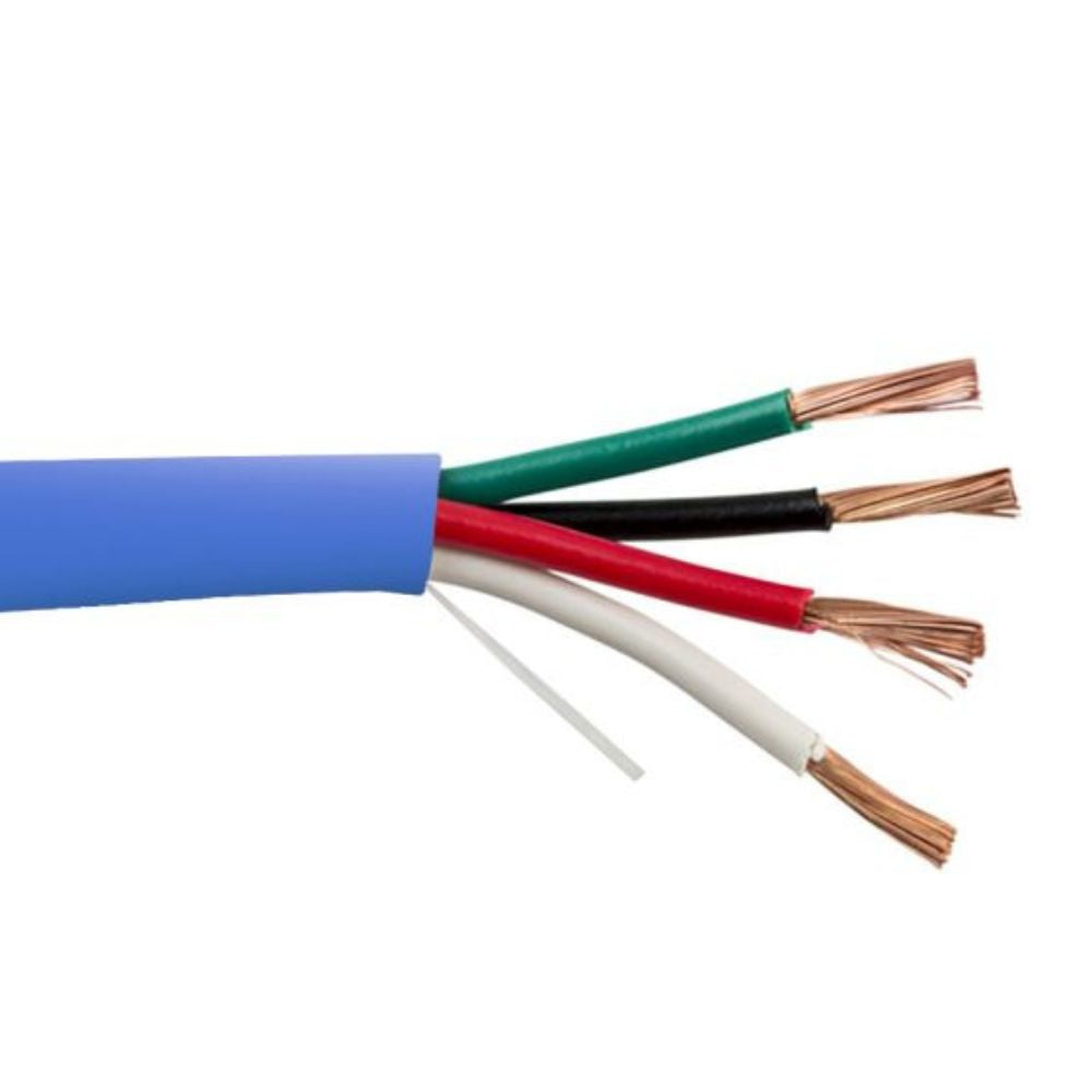 SCP 4C/16 Contractor Grade Speaker Cable PVC-Blue (500' Pull Box) | SCP-16/4SP-26-BL