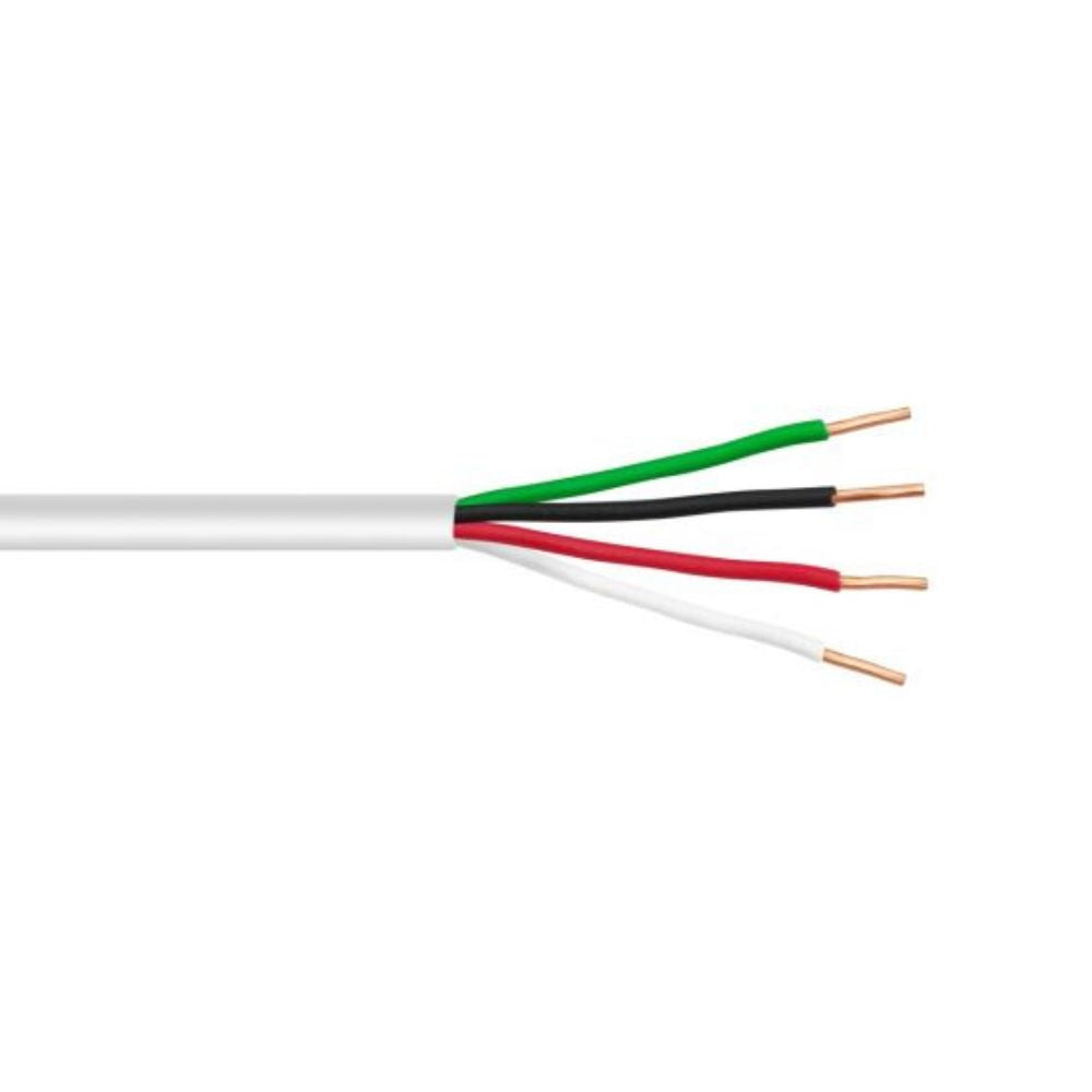 SCP 4C/18 AWG Multi-Purpose Cable Plenum-White (1000 ft. Spool) 18/4P