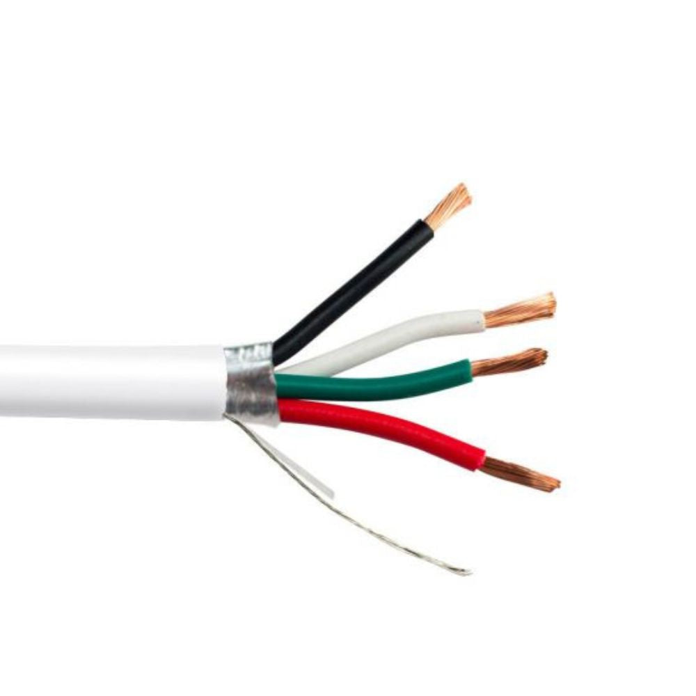 SCP 4C/18 AWG Multi-Purpose Cable Plenum-White 500 ft. Box 18/4SHP-500