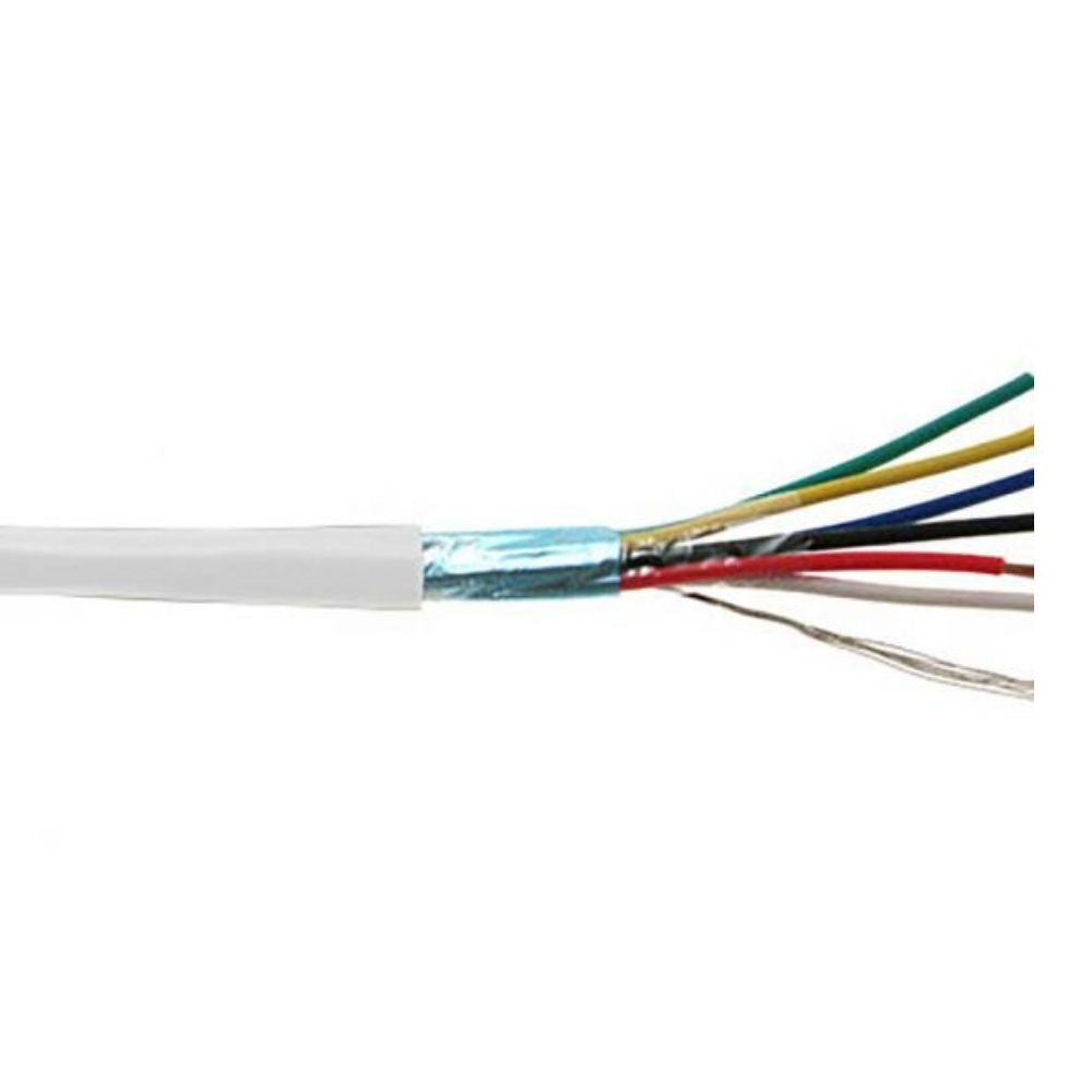 SCP 6C/22 AWG Shielded Audio Cable PVC-White (1000 ft. Box) 22/6SH-WT