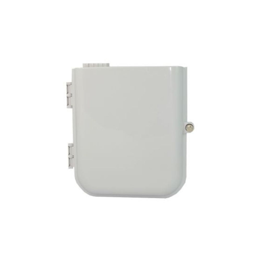 SCP 8 Port FFTH Demarc Fiber Wall Box - White F-DWB-OUT8