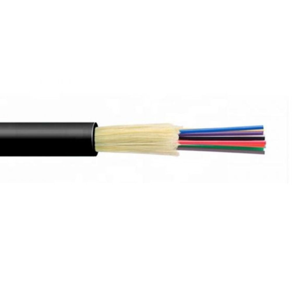 SCP EasyFiber 12 Strand OM3 Plenum Cable 500ft RIB EF-OM3P-12DIST-BK500