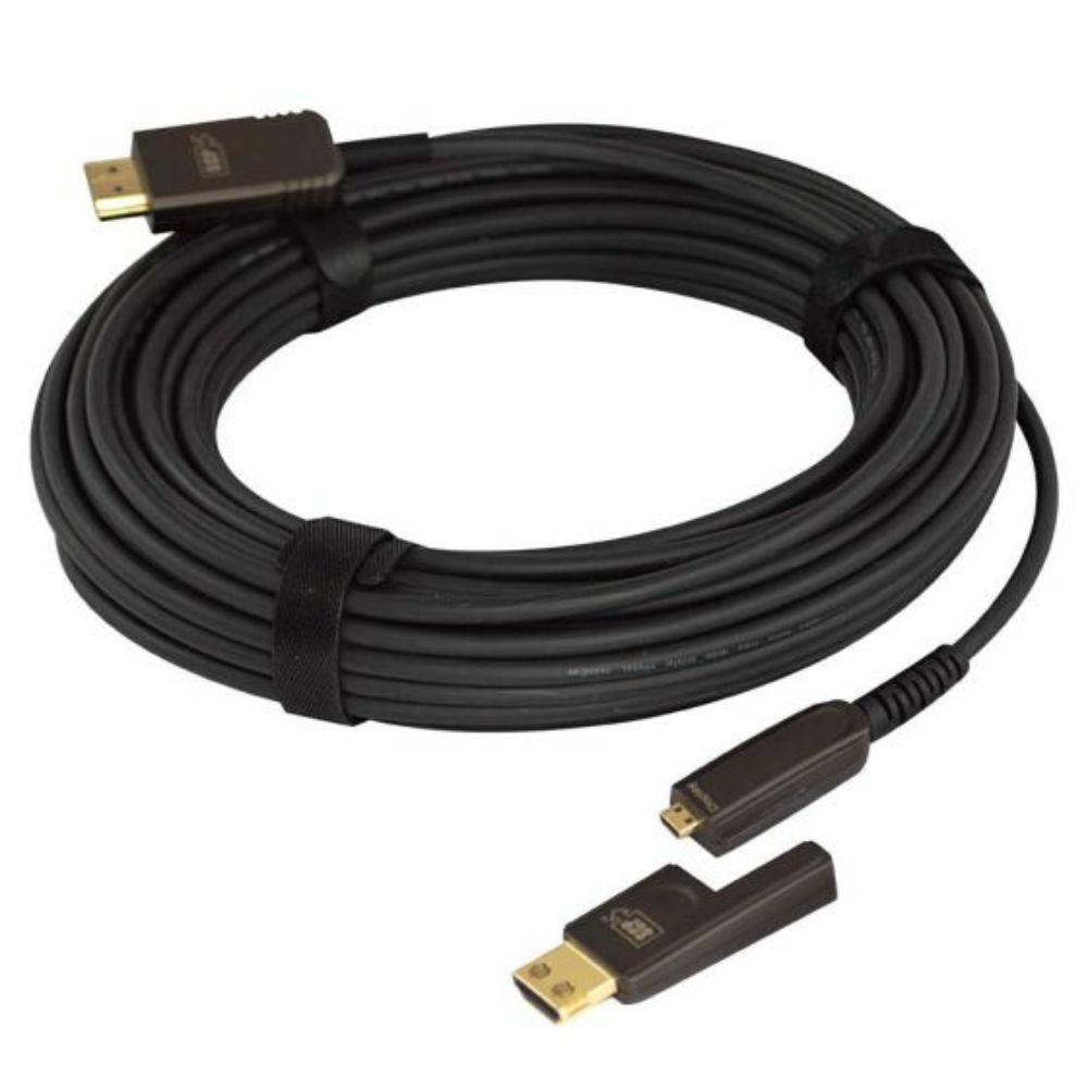 SCP In-Wall Rated 4K 24Gbps AOC HDMI Cable with Detachable Connector