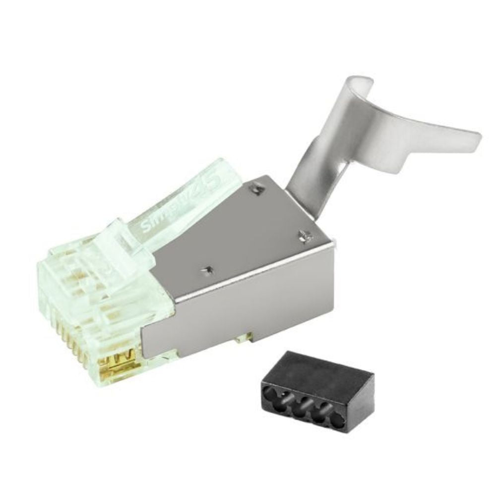 SCP Shielded Standard WE/SS (8P8C) RJ45 Modular Plugs 50 plugs S45-1150