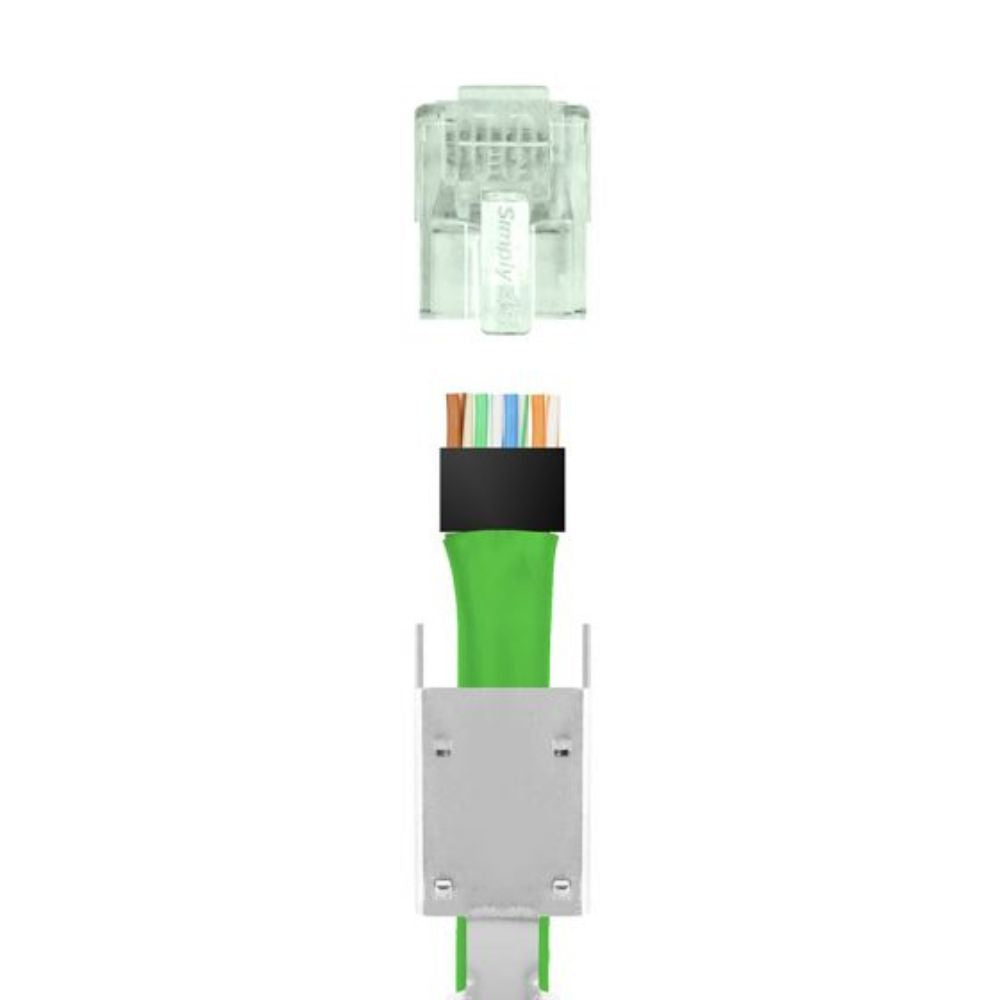 SCP Shielded Standard WE/SS (8P8C) RJ45 Modular Plugs 50 plugs S45-1150