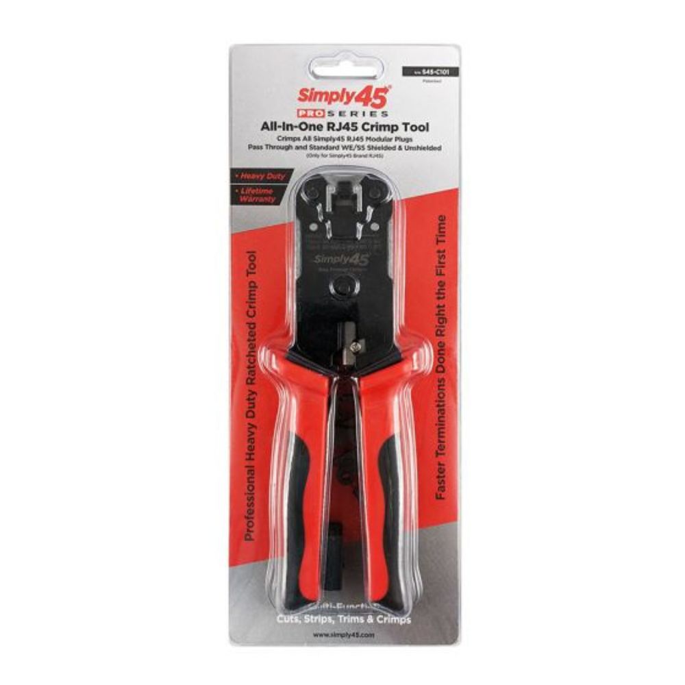 SCP Simply45® ProSeries All-In-One RJ45 Crimp Tool S45-C101