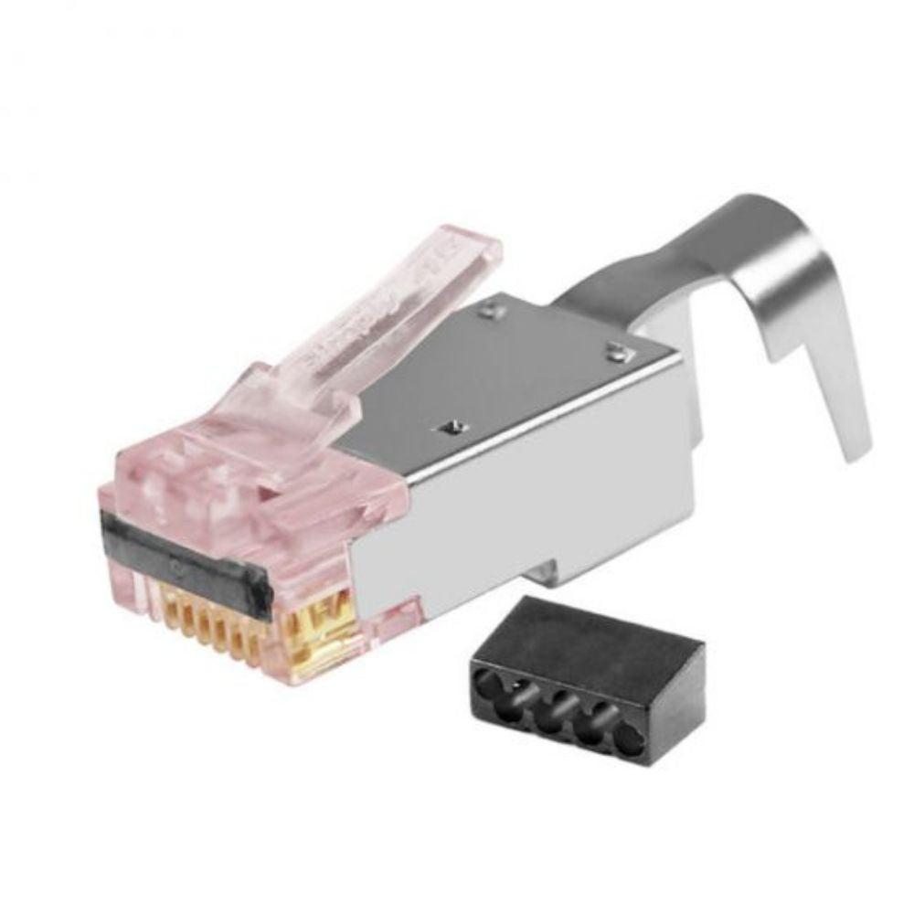 SCP Simply45® ProSeries Pass Through RJ45 Mod Plug - Red S45-1750P