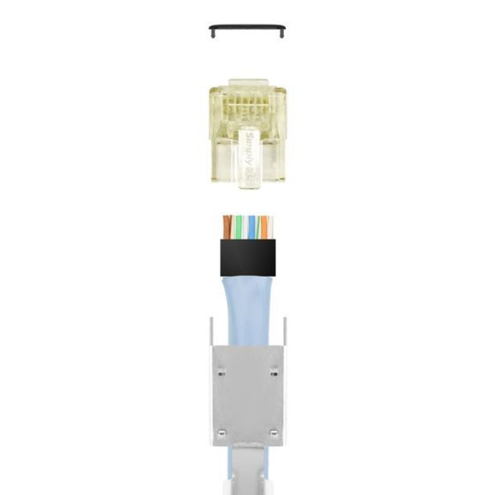 SCP Simply45® ProSeries Pass Through RJ45 Mod Plug S45-1755P