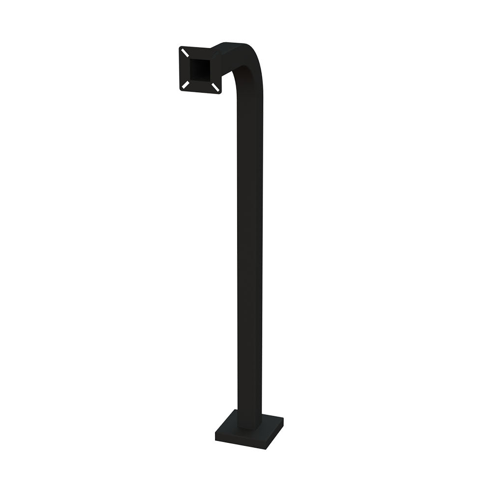 ASE Heavy Duty Aluminum 42" Black Pedestal | PEDESTALFAS42