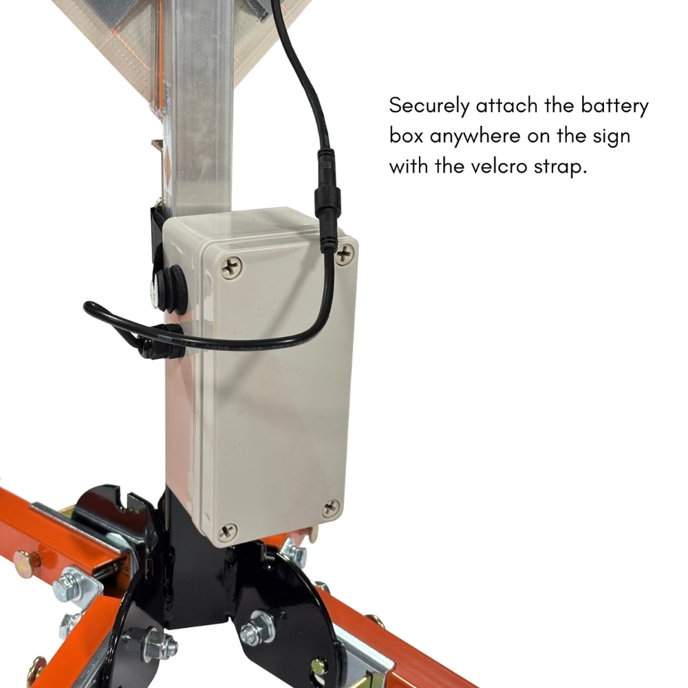 Stop-Lite 36" LED Roll-Up Sign (Orange) | All Security Equipment